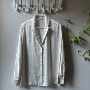 Wilfred Tulum Blouse in Light Birch (Size: XS)